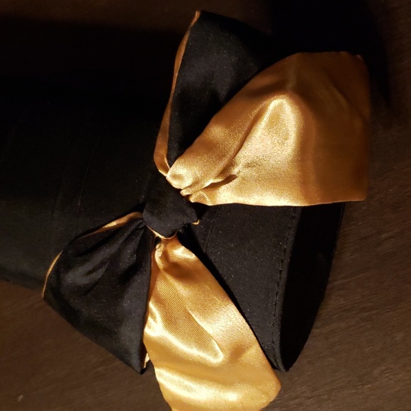 ESTEE LAUDER Clutch Evening Bag with Satin Bow NWOT - Picture 2 of 13